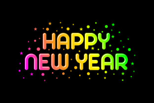 Download Happy New Year Text Vector Illustration - Happy new year Collection