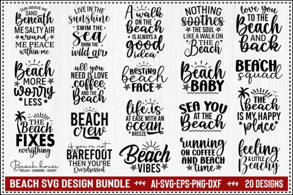 Download Beach SVG Bundle - Beach svg bundle Collection