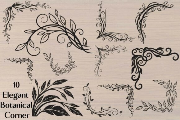 Download Elegant Botanical Corner - Botanical Collection