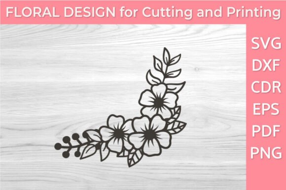Download Minimalist Botanical Corner Frame SVG - Botanical Collection