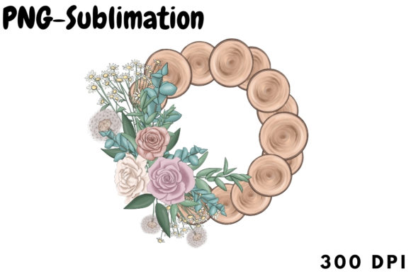 Download Spring Wreath for Sublimation - Premium Resources
