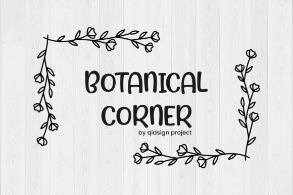 Download Botanical Corner SVG | 12 Variations - Botanical Collection