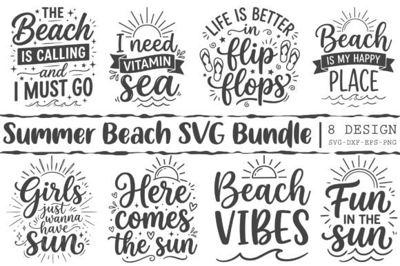 Download Summer Beach SVG Bundle - Beach svg bundle Collection