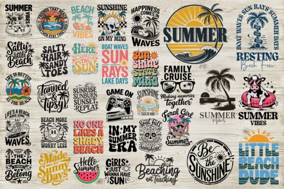 Download Summer Beach SVG Bundle Cutting File - Beach svg bundle Collection